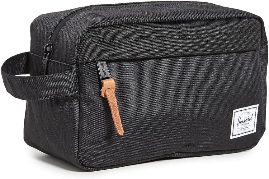 Herschel Chapter travel toiletry kit in black