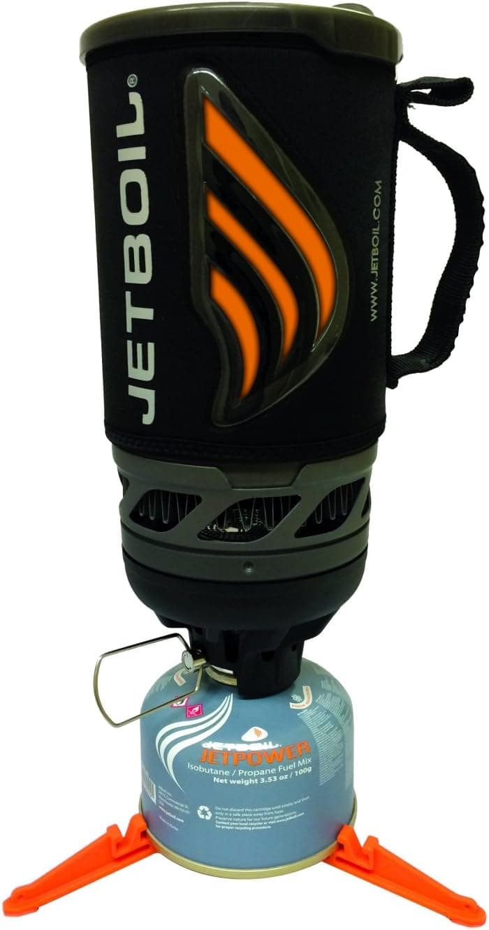 Jetboil Flash camping stove cooking system in carbon black